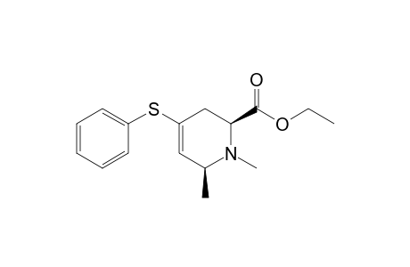 (2S,6S)-1,6-dimethyl-4-(phenylthio)-3,6-dihydro-2H-pyridine-2-carboxylic acid ethyl ester