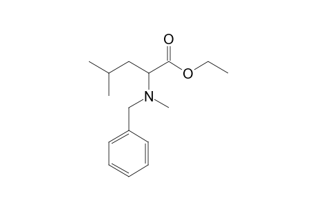 Ethyl 2-N-benzyl-N-(methylamino)-4-methylpentanoate