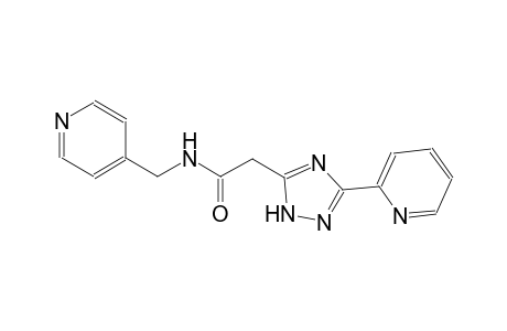 1H-1,2,4-triazole-5-acetamide, 3-(2-pyridinyl)-N-(4-pyridinylmethyl)-