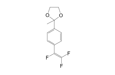 p-acetyltrifluorostyrene ethylene ketal