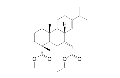 (1R,4aR,8aS)-Methyl 1,2,3,4,4a,4b,5,6,8a,9,10,10a-dodecahydro-9-[(ethoxycarbonyl)methylene]-1,4a-dimethyl-7-(1'-methylethyl)phenanthrene-1-carboxylate