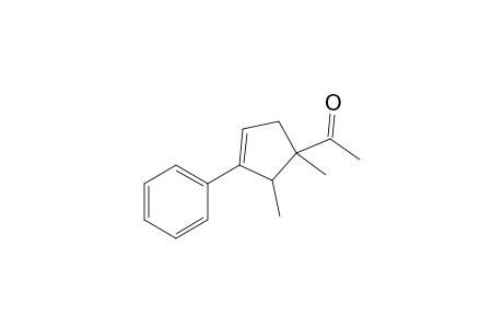 1-(1,2-Dimethyl-3-phenylcyclopent-3-enyl)ethanone