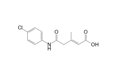 (E)-4-(4-Chlorophenylcarbamoyl)-3-methylbut-2-enoic acid