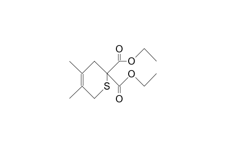 Diethyl 3,6-dihydro-4,5-dimethyl-2H-thiopyran-2,2-dicarboxylate