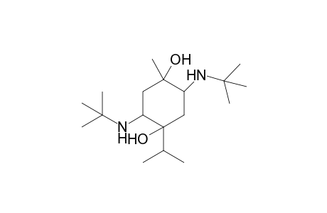 2,5-bis(tert-butylamino)-1-isopropyl-4-methylcyclohexane-1,4-diol