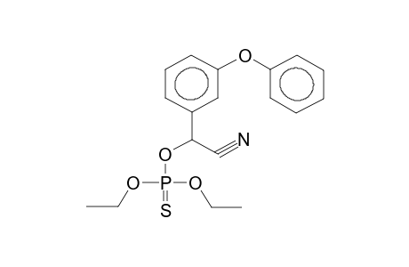 O,O-DIETHYL-O-(ALPHA-CYANO-3-PHENOXYBENZYL)THIOPHOSPHATE