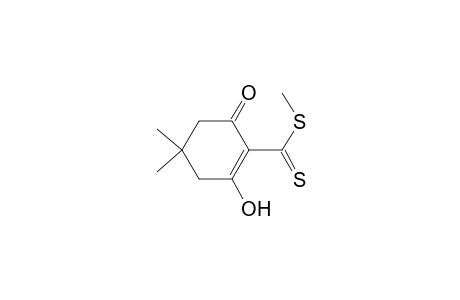 1-Cyclohexene-1-carbodithioic acid, 2-hydroxy-4,4-dimethyl-6-oxo-, methyl ester