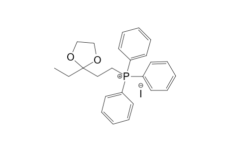 3-{2-(2-Ethyl[1,3]dioxolan-2-yl)ethyl}triphenylphosphonium Iodide