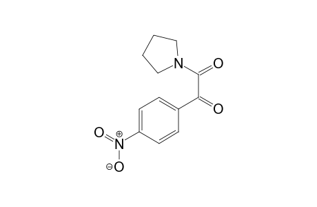 1-(4-Nitrophenyl)-2-(pyrrolidin-1-yl)ethane-1,2-dione