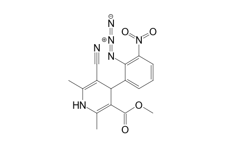 4-(2-Azido-3-nitrophenyl)-3-(methoxycarbonyl)-5-cyano-2,6-dimethyl-1,4-dihydropyridine