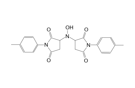 3-{hydroxy[1-(4-methylphenyl)-2,5-dioxo-3-pyrrolidinyl]amino}-1-(4-methylphenyl)-2,5-pyrrolidinedione