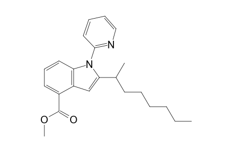 Methyl 2-(octan-2-yl)-1-(pyridin-2-yl)-1H-indole-4-carboxylate