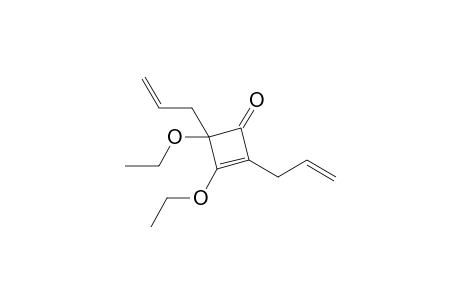 2,4-Diallyl-3,4-diethoxy-cyclobut-2-en-1-one