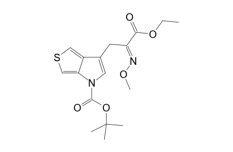 Ethyl .alpha.-[(E)-methyloximino]-.beta.-[1-(tert-butoxycarbonyl)-3-thieno[3,4-b]pyrrolyl]propanoate