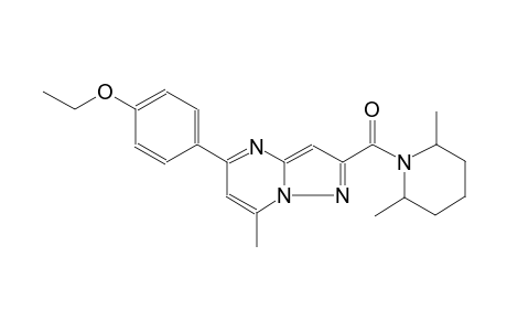 2-[(2,6-dimethyl-1-piperidinyl)carbonyl]-5-(4-ethoxyphenyl)-7-methylpyrazolo[1,5-a]pyrimidine