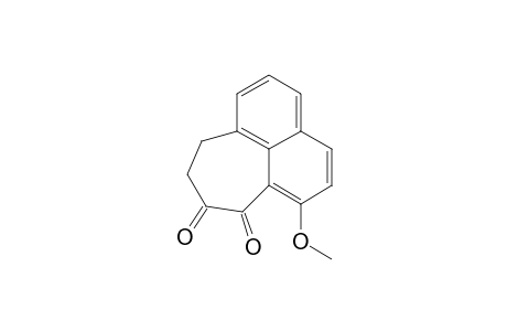 Cyclohepta[de]naphthalene-7,8-dione, 9,10-dihydro-6-methoxy-