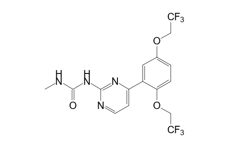 1-{4-[2,5-bis(2,2,2-trifluoroethoxy)phenyl]-2-pyrimidinyl}-3-methylurea