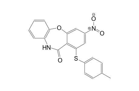 dibenzo[b,f][1,4]oxazepin-11(10H)-one, 1-[(4-methylphenyl)thio]-3-nitro-