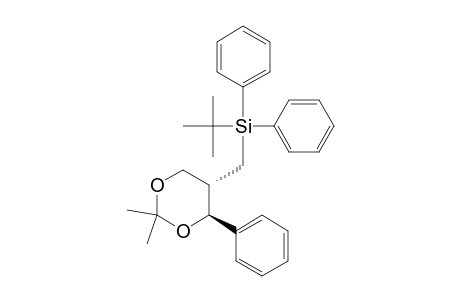 Silane, (1,1-dimethylethyl)[(2,2-dimethyl-4-phenyl-1,3-dioxan-5-yl)methyl]diphenyl-, trans-