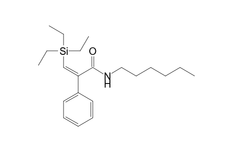 Z-N-Hexyl-2-phenyl-3-triethylsilylacrylamide
