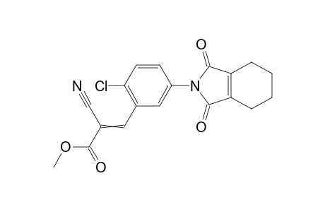 2-Propenoic acid, 3-[2-chloro-5-(1,3,4,5,6,7-hexahydro-1,3-dioxo-2H-isoindol-2-yl)phenyl]-2-cyano-, methyl ester