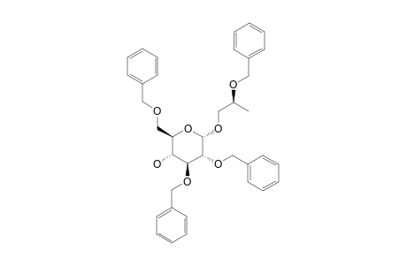 2-O-BENZYL-1-O-(2,3,6-TRI-O-BENZYL-ALPHA-D-GLUCOPYRANOSYL)-3-DEOXY-(2S)-GLYCEROL