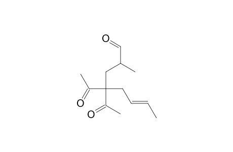 6-Octenal, 4,4-diacetyl-2-methyl-, (E)-