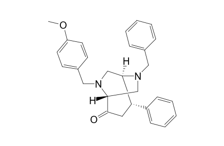 (-)-(1R,4S,5S)-6-Benzyl-8-(4-methoxybenzyl)-4-phenyl-6,8-diazabicyclo[3.2.2]nonan-2-one