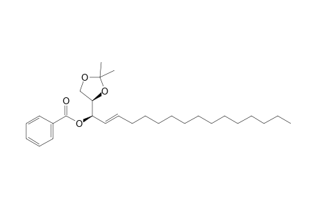 (2R,3R,4E)-1,2-O-isopropylidene-3-O-benzoyloctadec-4-ene-1,2,3-triol