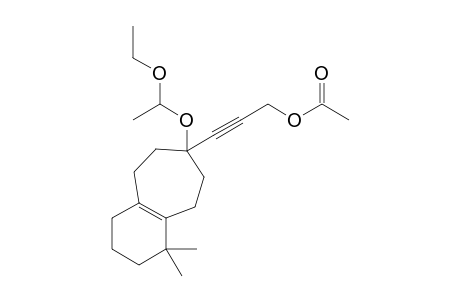 3-[7'-(1"-Ethoxyethoxy)-octahydro-1',1'-dimethyl-1H-benzocyclohepten-7-yl]prop-2-ynyl - Acetate