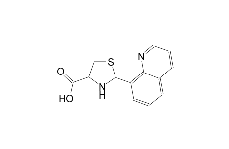 2-(8-quinolinyl)-1,3-thiazolidine-4-carboxylic acid