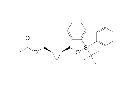 Cyclopropanemethanol, 2-[[[(1,1-dimethylethyl)diphenylsilyl]oxy]meth yl]-, acetate, (1R-cis)-