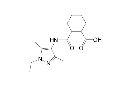 2-{[(1-ethyl-3,5-dimethyl-1H-pyrazol-4-yl)amino]carbonyl}cyclohexanecarboxylic acid