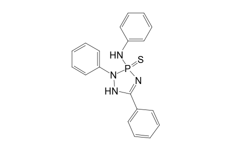 3H-1,2,4,3-Triazaphosphol-3-amine, 1,2-dihydro-N,2,5-triphenyl-, 3-sulfide