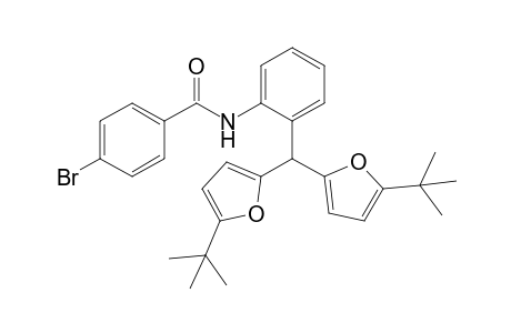 N-{2-[Bis-(5-tert-butyl-furan-2-yl)-methyl]-phenyl}-4-bromo-benzamide