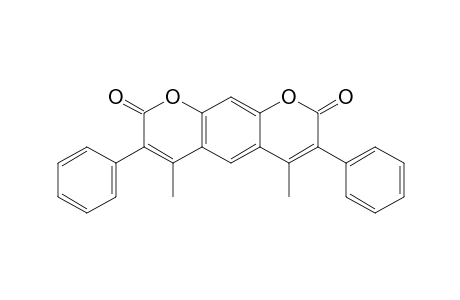 4,6-Dimethyl-3,7-diphenyl-28-dioxo-2H,8H-benzo[1,2-b:5,4-b']dipyran