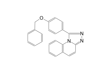 [1,2,4]triazolo[4,3-a]quinoline, 1-[4-(phenylmethoxy)phenyl]-