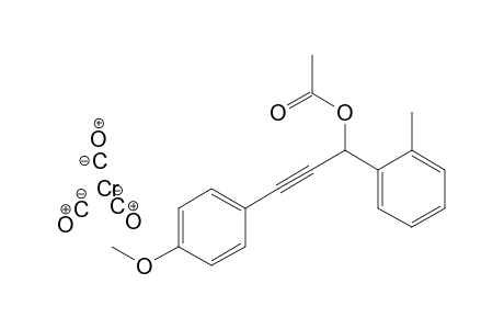 Tricarbonyl-[1-(1'-acetoxy-3'-<p-methoxyphenyl>-propargyl)-2-methylphenyl]-chromium