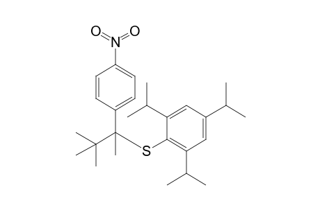 2",4",6"-Triisopropylphenyl 1,2,2-trimethyl-1-(4'-nitrophenyl)propyl sulfide
