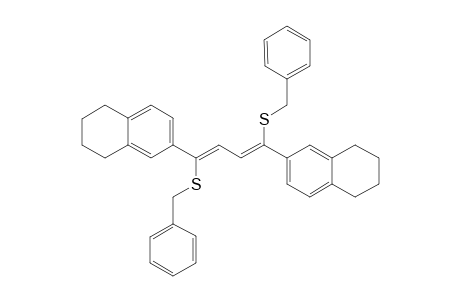 (Z,Z)-1,4-Di(benzylthio)-1,4-di[2-(5,6,7,8-tetrahydronaphthyl)]-1,3-butadiene