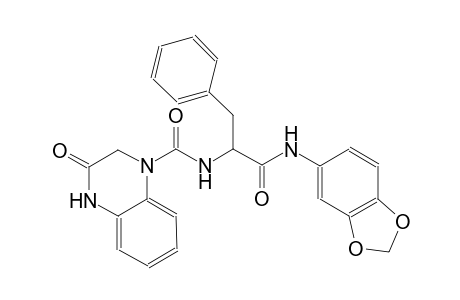 1(2H)-quinoxalinecarboxamide, N-[(1S)-2-(1,3-benzodioxol-5-ylamino)-2-oxo-1-(phenylmethyl)ethyl]-3,4-dihydro-3-oxo-
