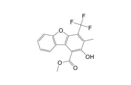Methyl 2-hydroxy-3-methyl-4-(trifluoromethyl)dibenzo[b,d]furane-1-carboxylate