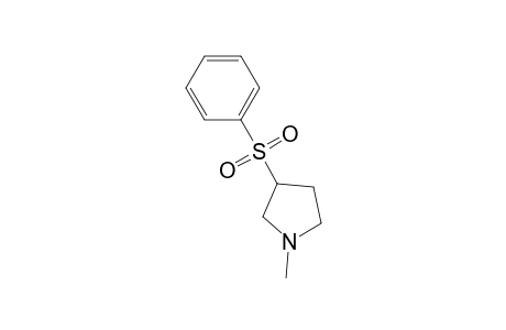 1-Methyl-3-(phenylsulfonyl)pyrrolidine