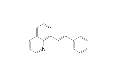Quinoline, 8-(2-phenylethenyl)-, (E)-