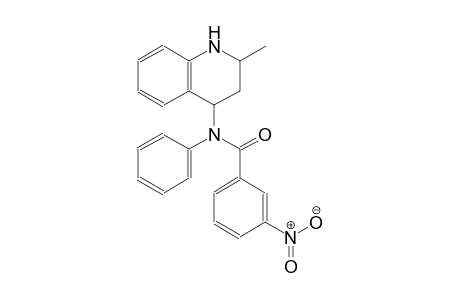 N-(2-methyl-1,2,3,4-tetrahydro-4-quinolinyl)-3-nitro-N-phenylbenzamide