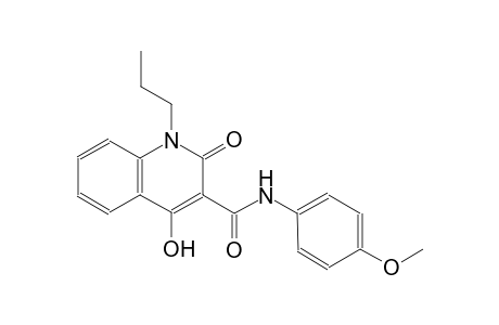 4-hydroxy-N-(4-methoxyphenyl)-2-oxo-1-propyl-1,2-dihydro-3-quinolinecarboxamide