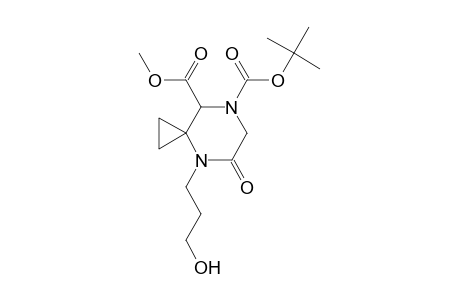 Methyl 4-(3'-hydroxypropyl)-5-oxo-7-(t-butoxycarbonyl)-4,7-diazaspiro[2.5]octane-8-carboxylate