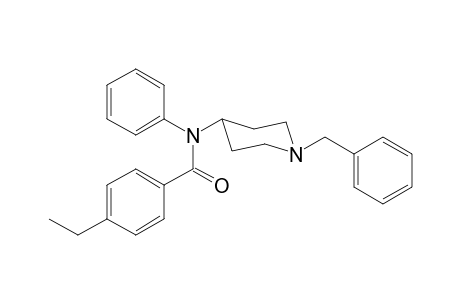 4-Ethyl-N-(1-phenylmethylpiperidin-4-yl)-N-phenylbenzamide