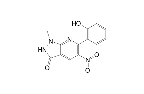 6-(2-Hydroxyphenyl)-5-nitro-1-methyl-1,2-dihydropyrazolo[3,4-b]pyridin-3-one