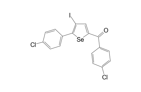 (4-Chlorophenyl)(5-(4-chlorophenyl)-4-iodoselenophen-2-yl)methanone